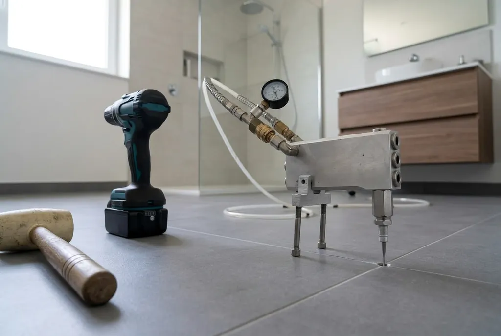 Kitbedrijf Vierhouten – holle tegels injecteren
